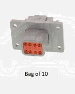 Deutsch DT04-08PA-L012/10 DT Series 8 Pin Receptacle  - Bag of 10