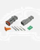 Deutsch DT2-1-E008 Connector Kit with Heatshrink Adapter