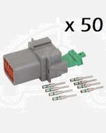 Deutsch DT Series 8 Way Receptacle Kit (box of 50)