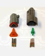 Deutsch DT3-4 3 Way Connector Kit with Gold Contacts