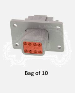 Deutsch DT04-08PA-L012/10 DT Series 8 Pin Receptacle  - Bag of 10