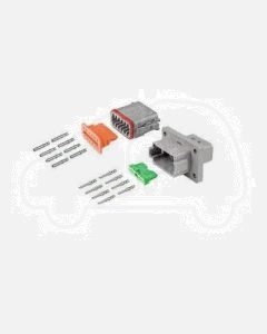 Deutsch DT8-1-L012 8 way Flange Mount Connector Kit