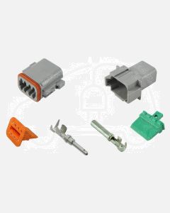 Deutsch DT Series 8 Way Connector Kit with F Crimp Contacts