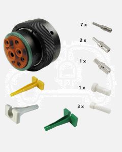 Deutsch P26-24-9PN HDP20 Series 9 Cavity Plug Kit