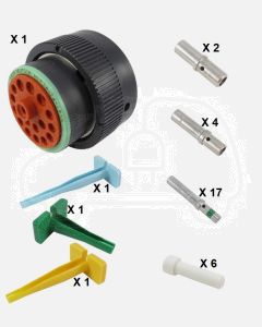 Deutsch HDP20 Series P26-24-18SN Connector Kit