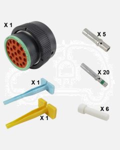 Deutsch HDP20 Series P26-24-21SN Connector Kit