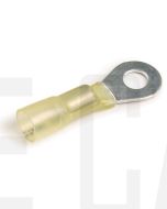 Quikcrimp HDC39 Yellow 5mm Heatshrink Ring Terminal