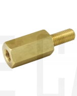 M10 Brass Extension Stud 60mm