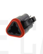 Deutsch DT06-3S-P012 DT Series 3 Socket Plug