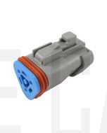 Deutsch DT06-3S-P006 DT Series 3 Socket Plug