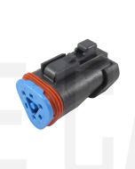 Deutsch DT06-3S-PP01 DT Series 3 Socket Plug