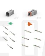 Deutsch DT6-1-E008 Connector Kit with Heatshrink Adapter