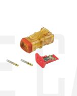 Deutsch DTLED-24V-4 Led Connector Kit 24V (gold terminals)