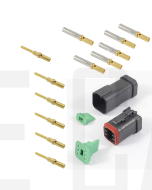 Deutsch DT6-4-CAT 6 Way CAT Spec Connector Kit with Gold Contacts