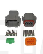 Deutsch DT8-3 8 Way Connector Kit with Nickel Contacts