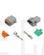 Deutsch DT Series 8 Way Connector Kit with F Crimp Contacts