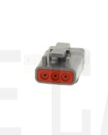 DTM06-3S/B CONNECTOR (CARTON QTY 2000)