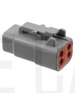 DTM06-4S/B CONNECTOR (CARTON QTY 1600)