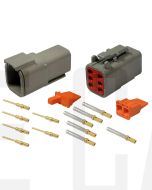 Deutsch DTM Series 6 Way Connector Kit with Gold Contacts