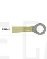 Quikcrimp HDC41 Yellow 8mm Heatshrink Ring Terminal 