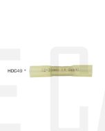 IONNIC HDC49-500 CRIMP & SEAL Yellow Heat Shrink Butt Splice - Bag of 500