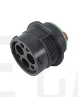 Deutsch HDP24-24-7PN-C038 HDP20 Series 7 Pin Receptacle 