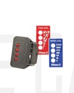 Ionnic 107584 Class 1 Intelli-Tank Foam Level Mini Remote Indicator Decal - Red