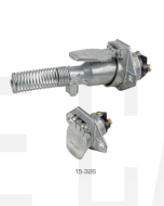 Ionnic 15-326 Trailer Connector - Truck - 2 Pin Metal Receptacle (12-24V)