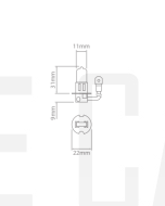 Ionnic 62201 Globe Halogen H3 Rally 12V 100W PK22s