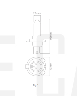 Ionnic 62203 Globe Halogen H4 Rally 12V100/80W P43t-3