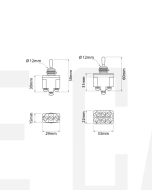 Ionnic MTS401 Compatible Toggle Switch - Screw