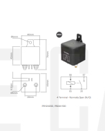 Ionnic PR24V100 Relay Power N/O 24V 100A Resistor