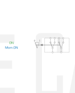 Ionnic TS502E Toggle Switch Double Pole On/Mom.On - Blade (12/24V)