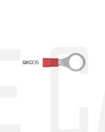 Quikcrimp 8.5mm Ring Pre-Insulated Terminal Red pack of 100