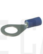 Quikcrimp QKC24 8.5mm Ring Pre-Insulated Terminal Blue pack of 100