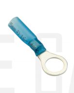 Quikcrimp HDC22 Blue 5mm Heatshrink Ring Terminal (Pack of 100)